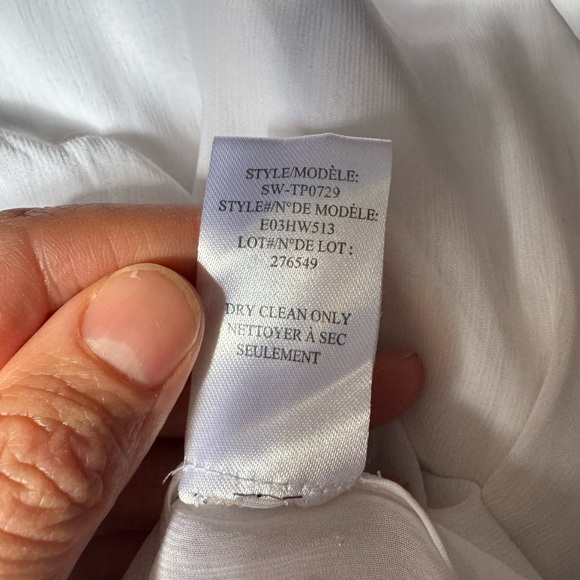 Helmut Lang Sheer Black and White Tank - Picture 6 of 7